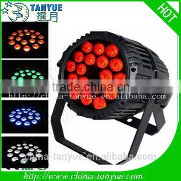 waterproof stage lighting RGBW 18 10w led par light in guangzhou