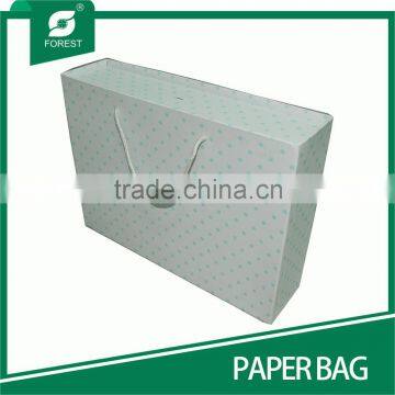 NEW SPECIAL DESIGN COATED PAPER BAG WITH INSERT BOX FOR PACKAGING