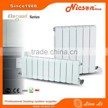 Milky white RAL9010 die casting heating radiator