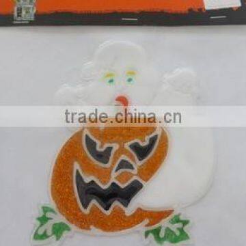 pumpkin shape ornament ,halloween window sticker for home decor