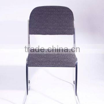 fabric stacking office chairs with metal frame 1045b