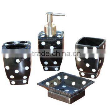 Hot Selling 4pcs Polyresin Bathroom Set