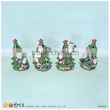 Wholesale Creative Handmade Ceramic Decoration Led Christmas Tree Light