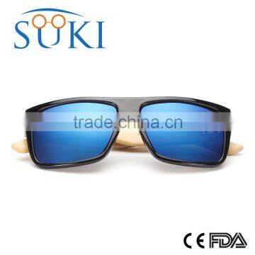 Wooden Temple Sunglasses Cheap Plastic Frame Wooden Glasses Dark Lens Sunglasses photo-3