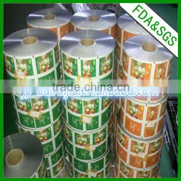 pof shrink film used for packaging milk tea