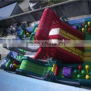 Giant Outdoor Playground Dinosaur Inflatable Obstacle Course for Kid Game photo-4