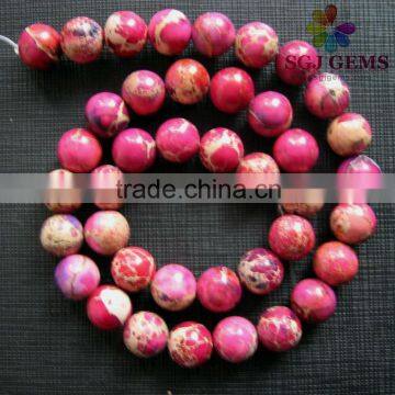 10mm red imperial jasper Round polished beads