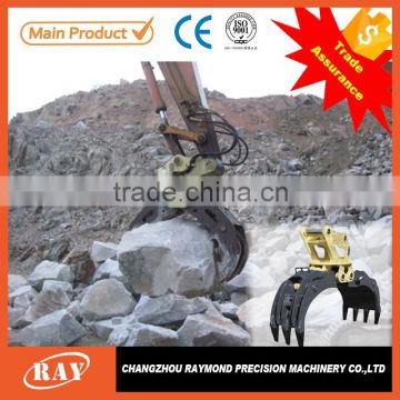 CE-approved mechanic rotating stone grapple