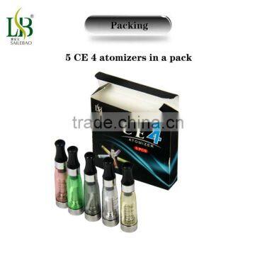 2012 latest no leaking clearomizer Sailebao ce4 changeable,ce4 atomizer