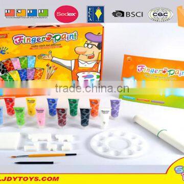 Funny item 4 color friendly material child toy finger painting set toy