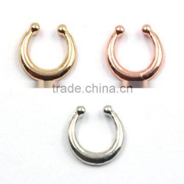 Fake septum Nose Ring Hoop Ring Nose Body Piercing Jewelry