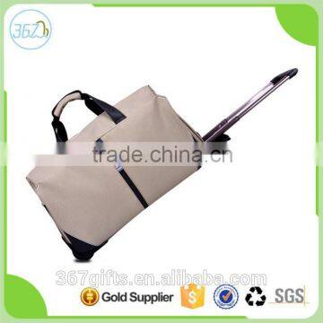 Wholesale big capacity fashion high quality travel trolley luggage bag