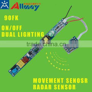 radar sensor T5/T8/T10 non-isolated led tube driver AM-90FK