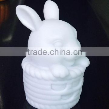 led funcy color changing rabbit easter decoration lamp