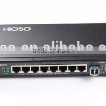 100/1000M 8 Ports POE Switch with 1 1000M Combo Uplink Port