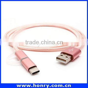 New style hot-sale 480m type-c usb cable braided