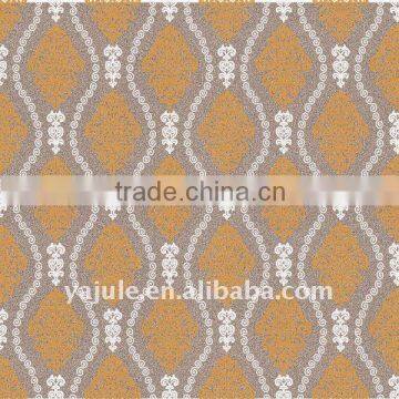 Laminated PVC table cloth with non-woven as backing.