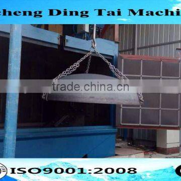 Dish head sandblasting machine