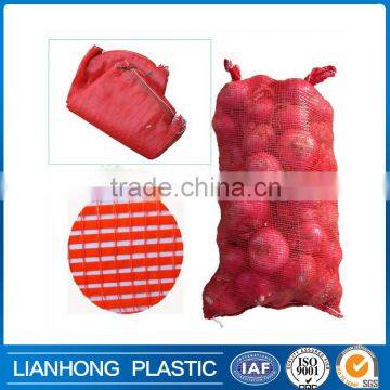 Plastic Manufacturer Customized Mesh Bag For Vegetables Package