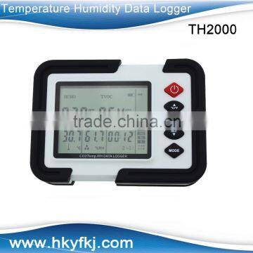 LCD display lab Air Quality CO2 Monitor Thermo-Hygrometer temperature humidity data logger