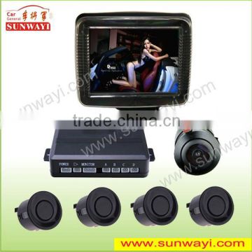 ultrasonic sensor detector with automotive camera video system