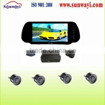 7inch LCD screen reverse parking sensor