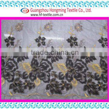 Embroidery Factory Computer Embroidery Designs Laser embroidery fabric Trimming Apperal Textile Accessories Print Fabric