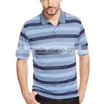 Modal Blend Soft Touch Tonal Striped polo t-shirt Wholesale