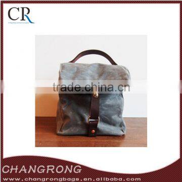 Waxed Canvas Lunch Bag For Wholesale