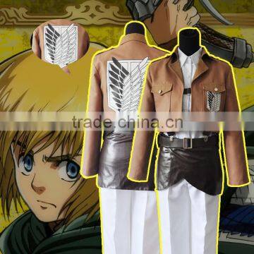 halloween carnival cosplay Armin Arlart anime costume for adult