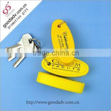 Promotion gift eco-friendly material pu foam floating keychain