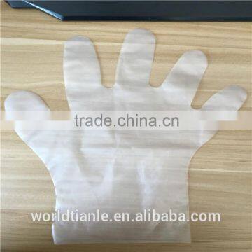 Wholesale top quality disposable sterile food and medical usage CPE plastic gloves