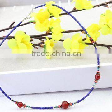 Fashion Lapis Lazuli Gemstone Necklace photo-2
