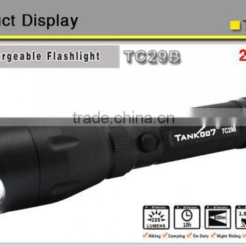 Walk Guard Led Flashlight With Rechargeable 18650 Battery
