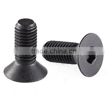 Black finish hexagon socket head cap screws