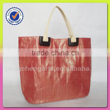 High quality ladies paper straw shopping handbags manufacturers