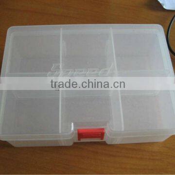 6 Grids Plastic Components transparent color