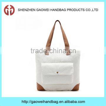 New design canvas reusable grocery backpack shopping bag