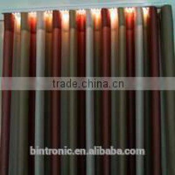 Bintronic Window Curtains Design Electric Ripple Fold Mechanical Curtain Track