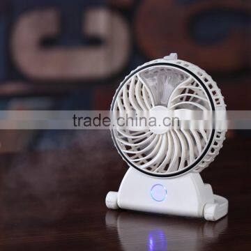 New High Performance Portable Mini Fan Rechargeable USB Fan With Beauty Spray Fan photo-5