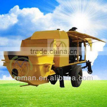 professional manufacturer of HBT series trailer mounted concrete pump