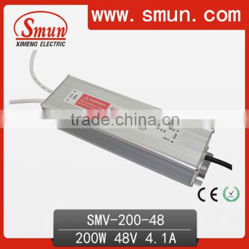 200W 48V 4A LED Light Power Supply With IP67 Waterproof