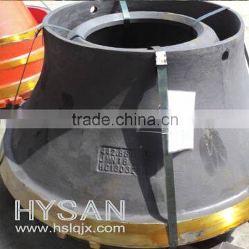 High Manganese Mantle Cone Crusher Parts Wear Parts