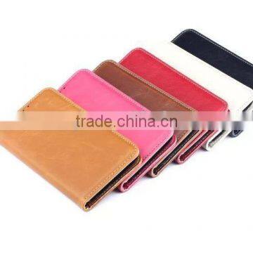 Slim Flip leather cover for Samsung galaxy S6