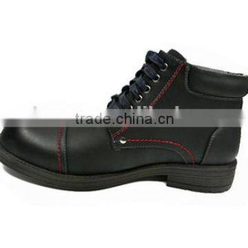 Mens PU Cheap Work Boots Camper Boots With Outsole photo-3
