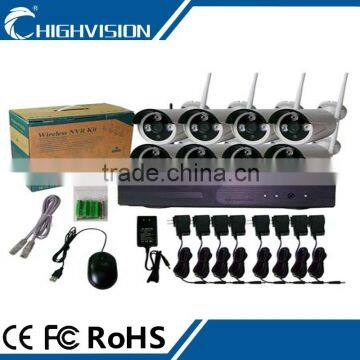 High Quality WIreless CCTV Kit WIth 8CH 960P