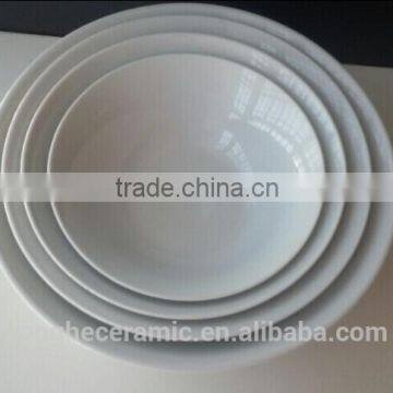 Wholesale Stocked AB grade printable Porcelain set of bowls(6"/7"/8"9")