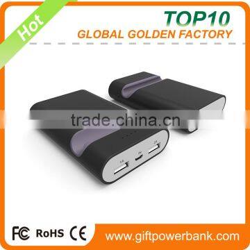 Power bank 10000mah polymer battery Dual usb mobile power