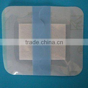 medical transparent iv wound transparent waterproof pu semi-permeable surgical protective non-woven dressing