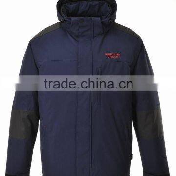 2015 latest men's work wear with waterpoof winter padding jacket(LWM2214A)